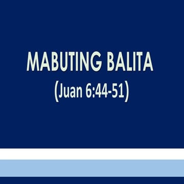 Basic Education Curriculum - First Friday