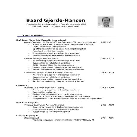 CV Anastasia Van-Mayer 2015 | PDF