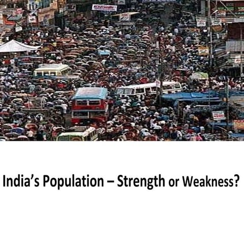 population - boon or bane