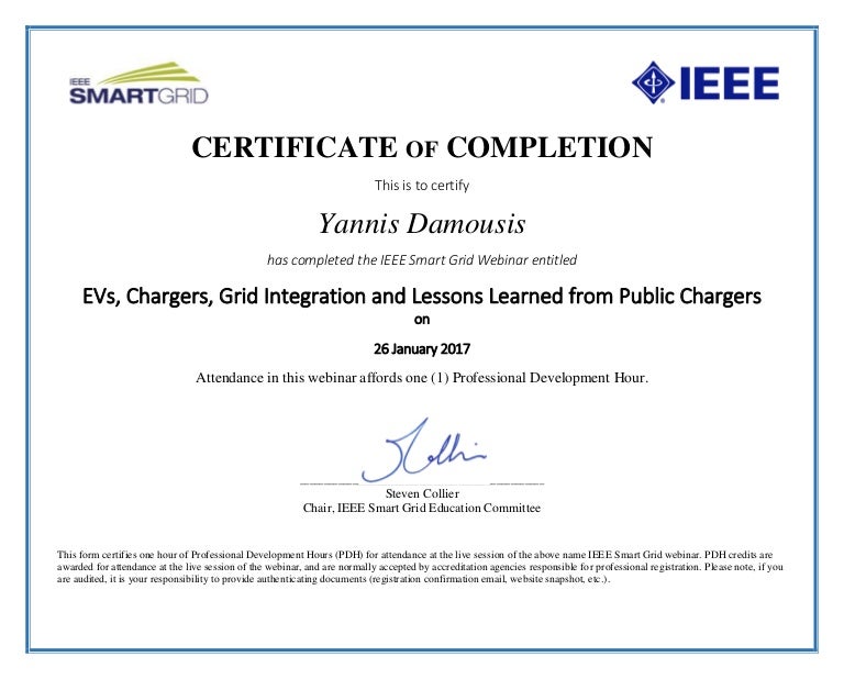 presentation certificate yannis damousis presentation certificates