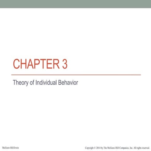 Be chap3 theory of individual behavior