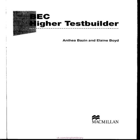 Bec higher testbuilder_book