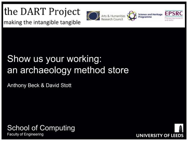 Archaeology Method Store