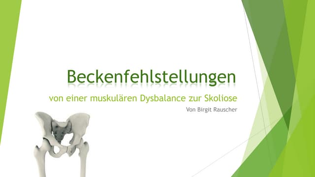 Beckenfehlstellungen