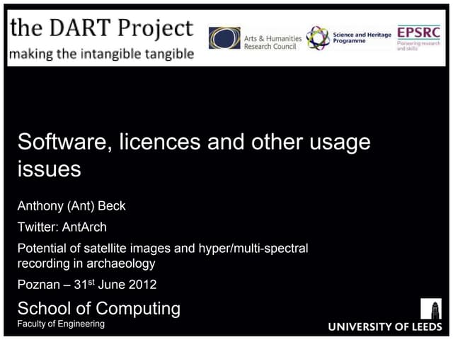 Software, Licences etc