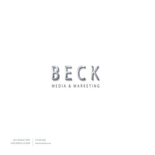 Beck Media And Marketing: Presentation Deck