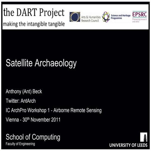 Satellite archaeology