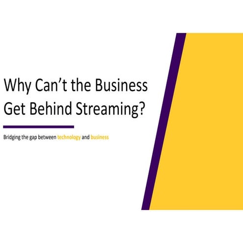 Why Can’t the Business Get Behind Streaming?! With Becky Gandillon | Current ...