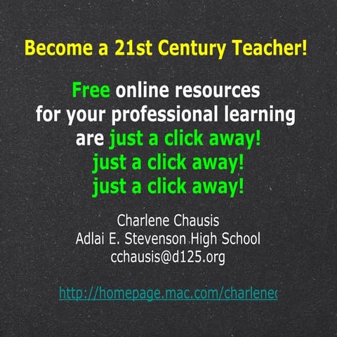Become A 21st Century Teacher