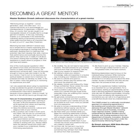 The Importance Of Workplace Mentors | PDF