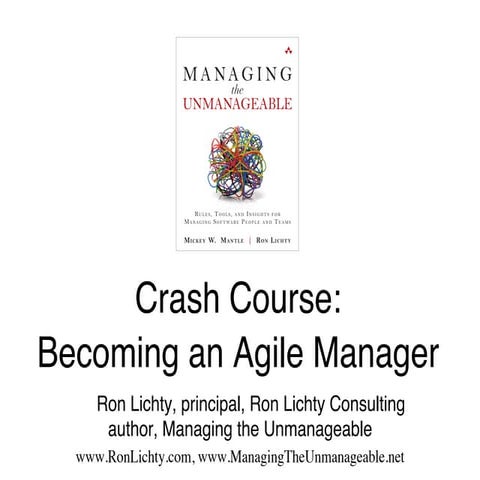 Becoming an Agile Manager (bay scrum, 10.24.13)