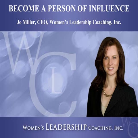 Becoming a Person of Influence