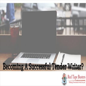 Becoming a successful tender writer?
