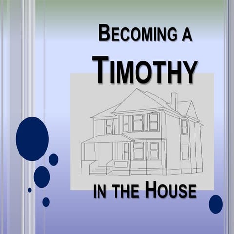 Becoming a Timothy