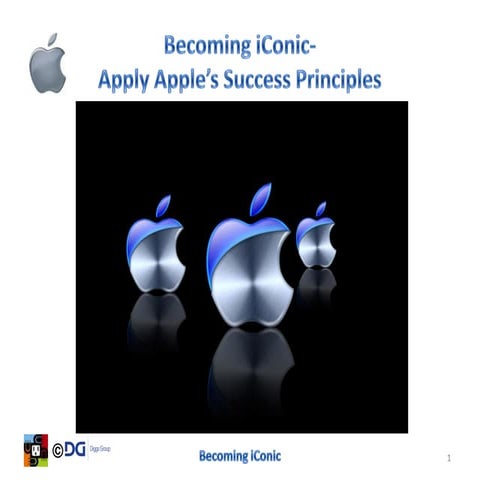 Becoming iConic-Applying Apple's Principles  Dallas Diggs at The Connective Hub