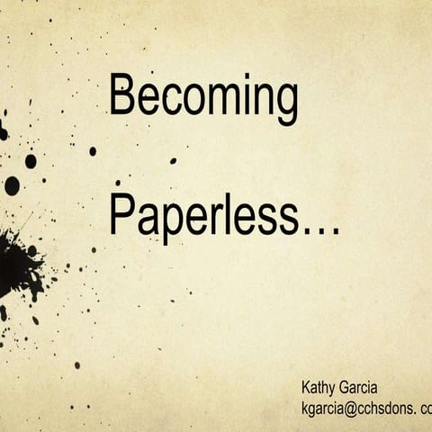 Becomingpaperless