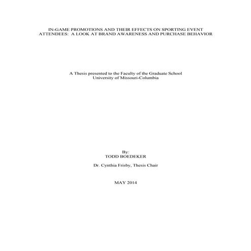 Todd Boedeker Thesis