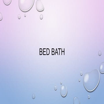 Bed bath.pptx