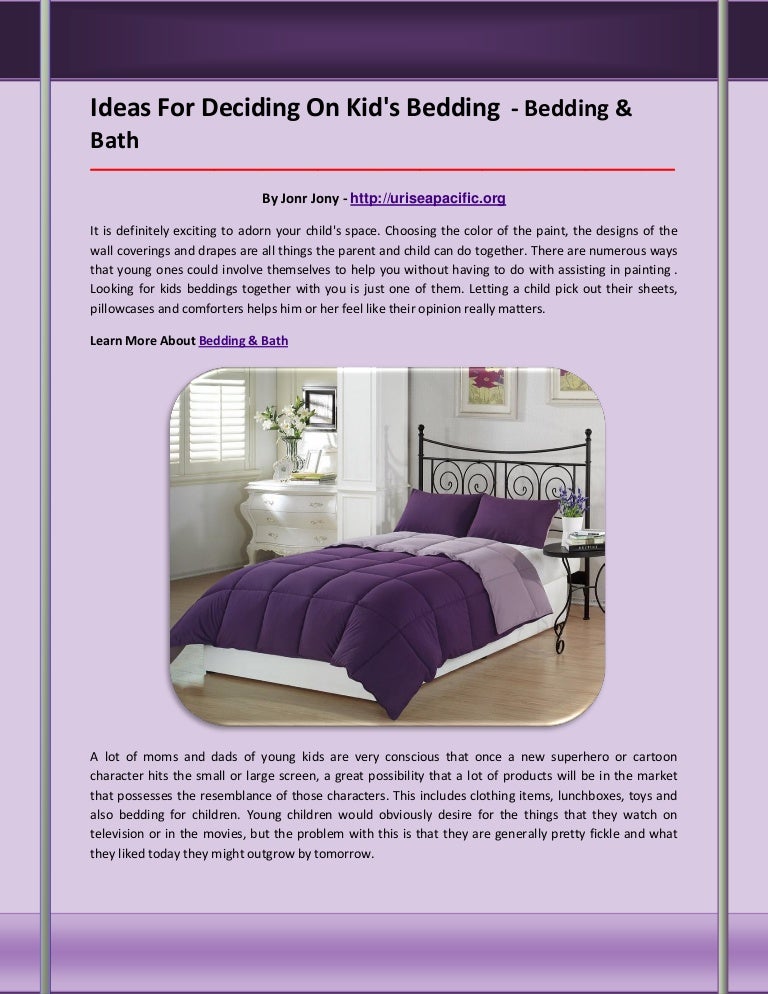 Bedding & bath