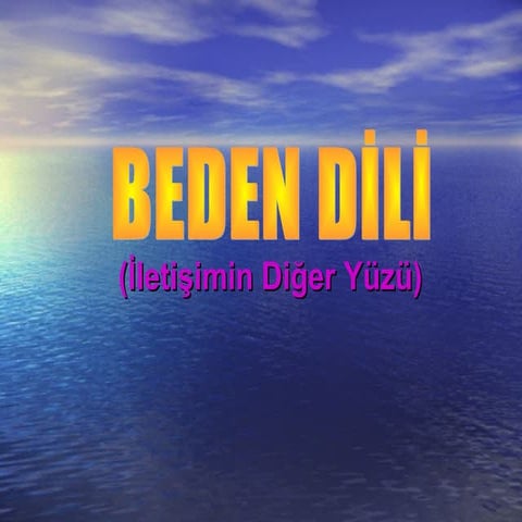 Beden dili