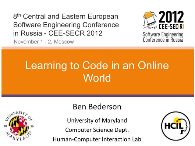 Learning to Code in an Online Word