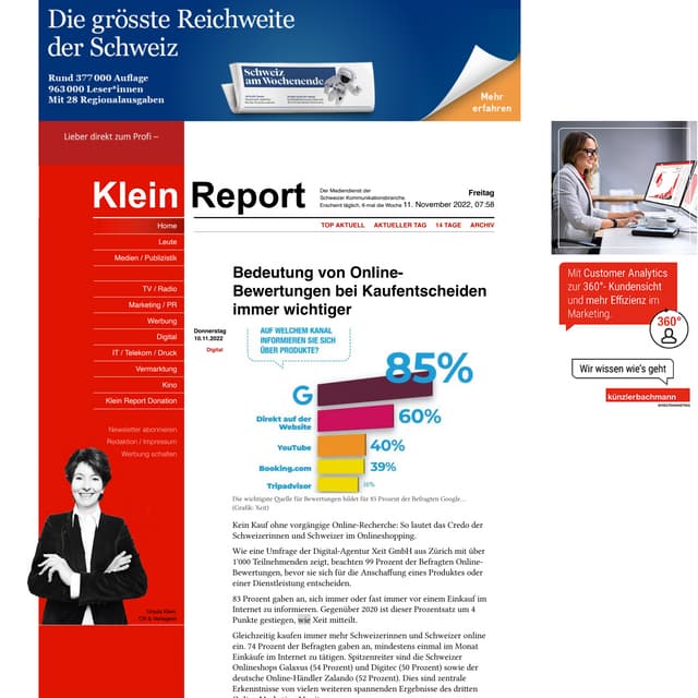 Bedeutung von Online-Bewertungen bei Kaufentscheiden immer wichtiger - kleinreport.ch.pdf