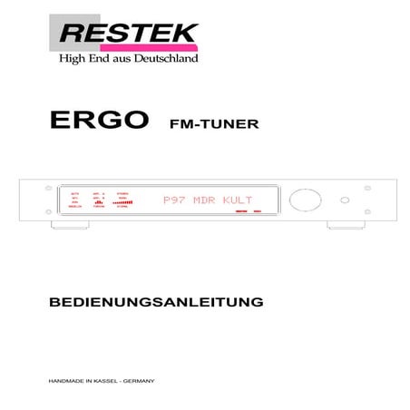 Produktblatt RESTEK EDAB Tuner | PDF