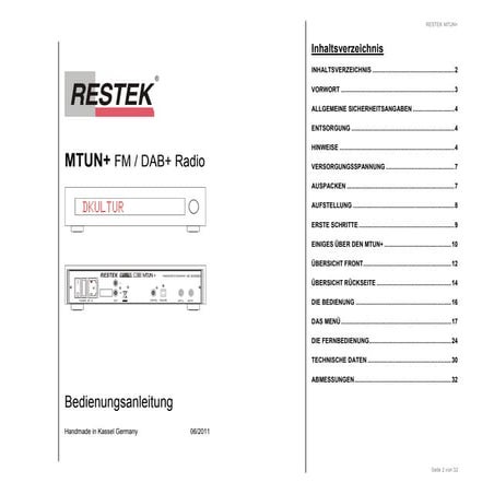 Produktblatt RESTEK EDAB Tuner | PDF