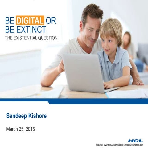 Be Digital or Be Extinct. Wharton Guest Lecture by Sandeep Kishore – Corporat...