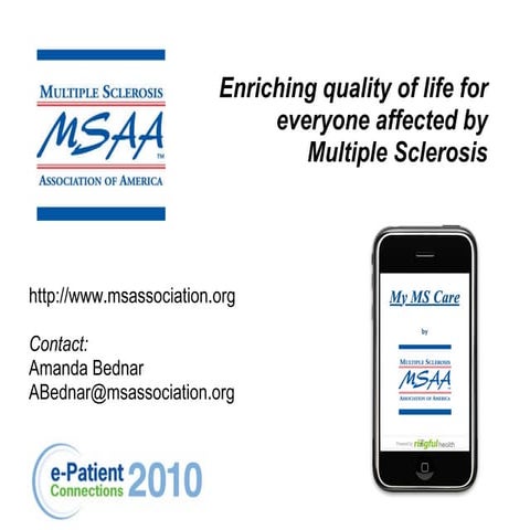 Mobile Health for Multiple Sclerosis