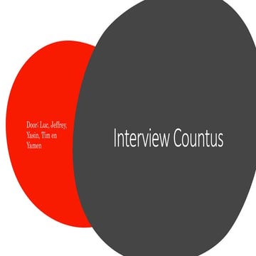 Bedrijfsbezoek countus | PPTX