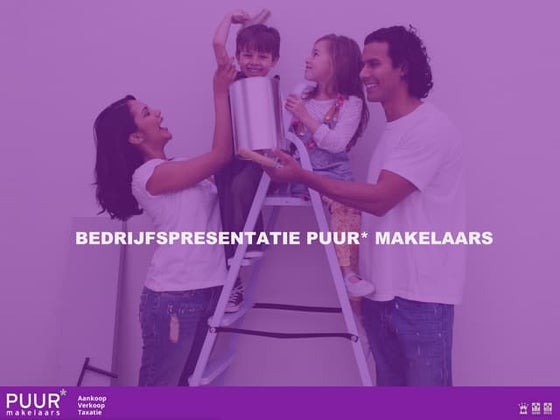 Bedrijfspresentatie PUUR Makelaars