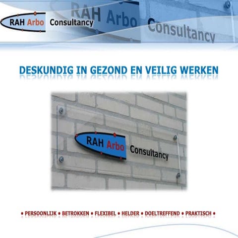 Bedrijfspresentatie Rah Arbo