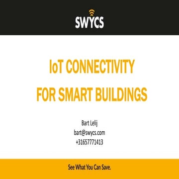 IOT for Smart Buildings | PDF