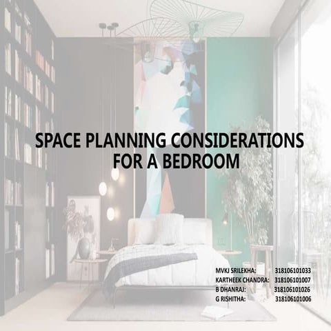 Space Planning Of Bedroom