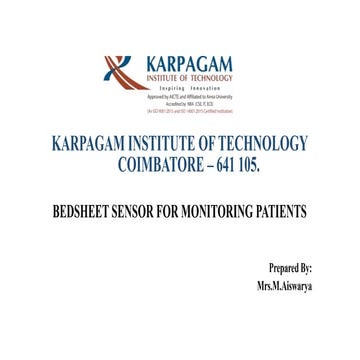 Bedsheet sensor for patient monitoring.pptx