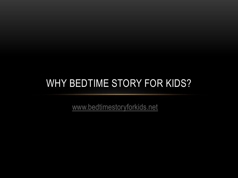 Bedtime story for kids