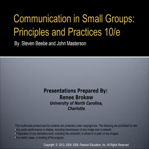 Introducing Group and Team Principles and Practices