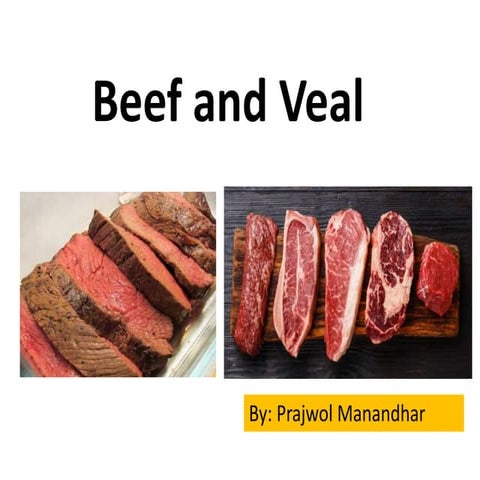Beef and veal