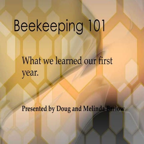 Introduction to bees and beekeeping | PPTX