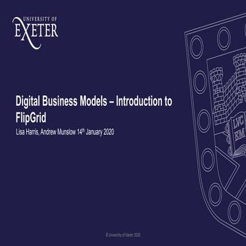 BEMM129 Flipgrid 2020