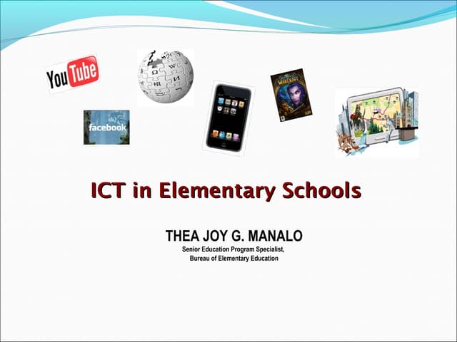 ICT in Elementary Education