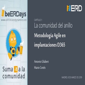 Metodología Agile en implantaciones D365