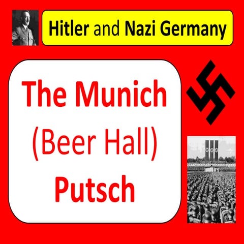 Hitler and Nazi Germany - Beer hall putsch