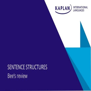 Bee's Sentence structure review for between c1-c2