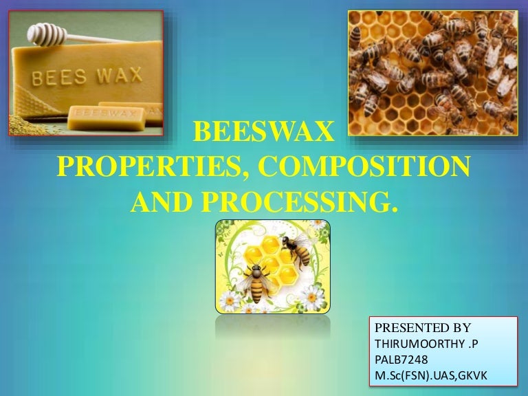 Beeswax properties and composition