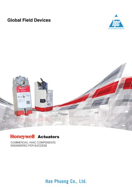 Catalog Actuator Damper HoneyWell ( Động cơ điều khiển van gió)
