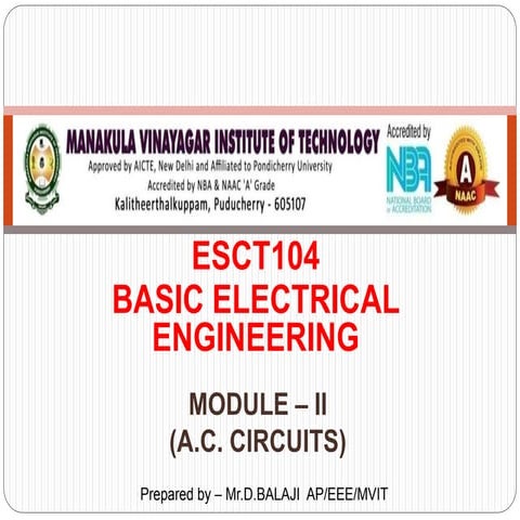 AC circuits - fundamentals, derivations and problems