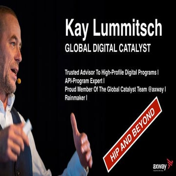 The Accompanying Slides to the Before Work Meeting in Munich on NOV, 20th 2019