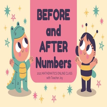 Before and After Numbers